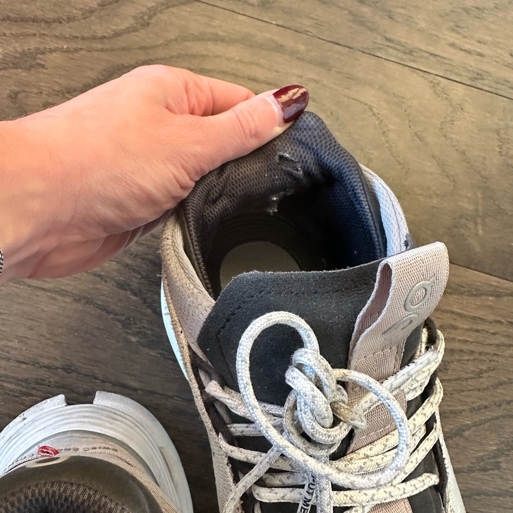 On Running Sneakers in Black and Cream - Picture 3 of 5